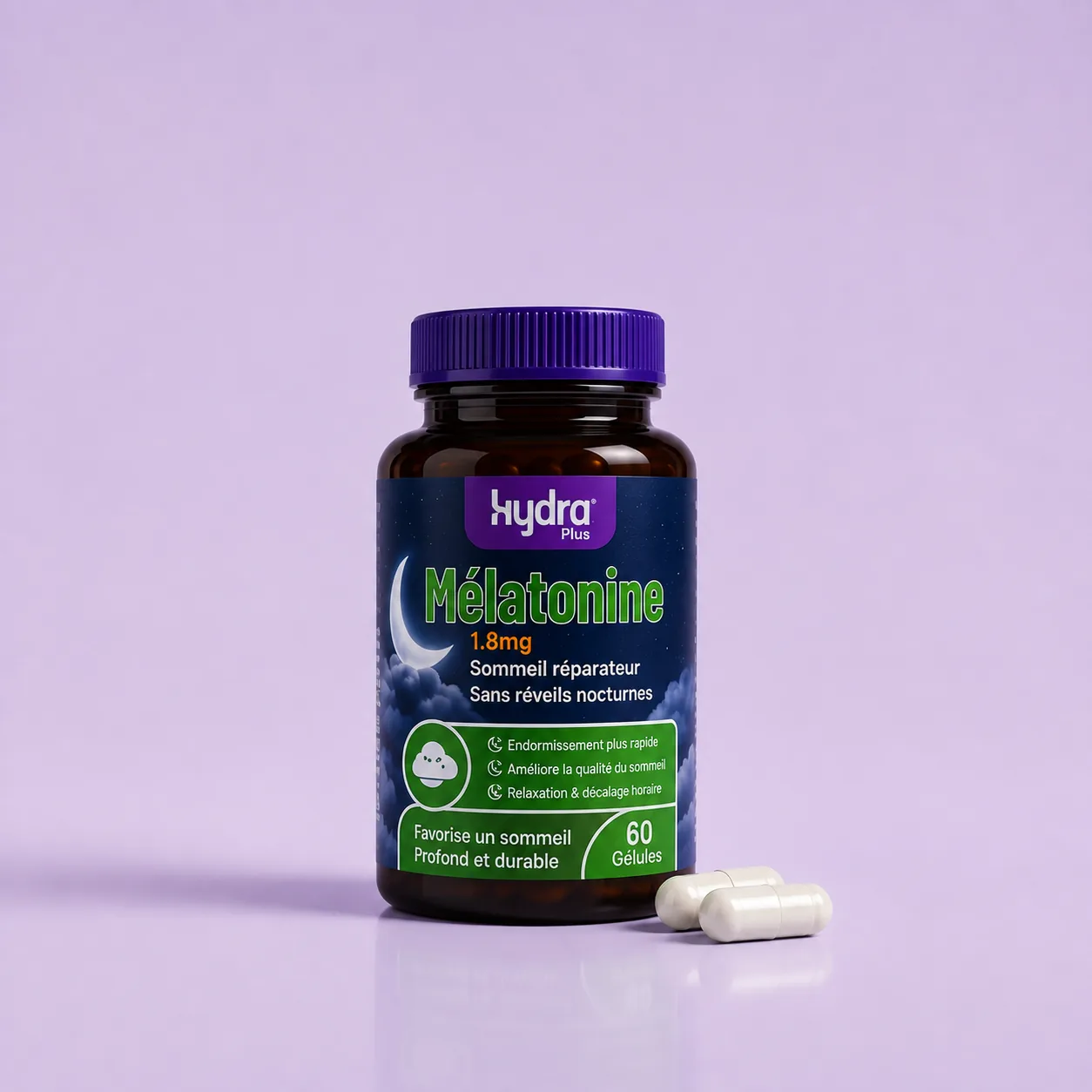Mélatonine Hydra Plus 1,8mg Restelle